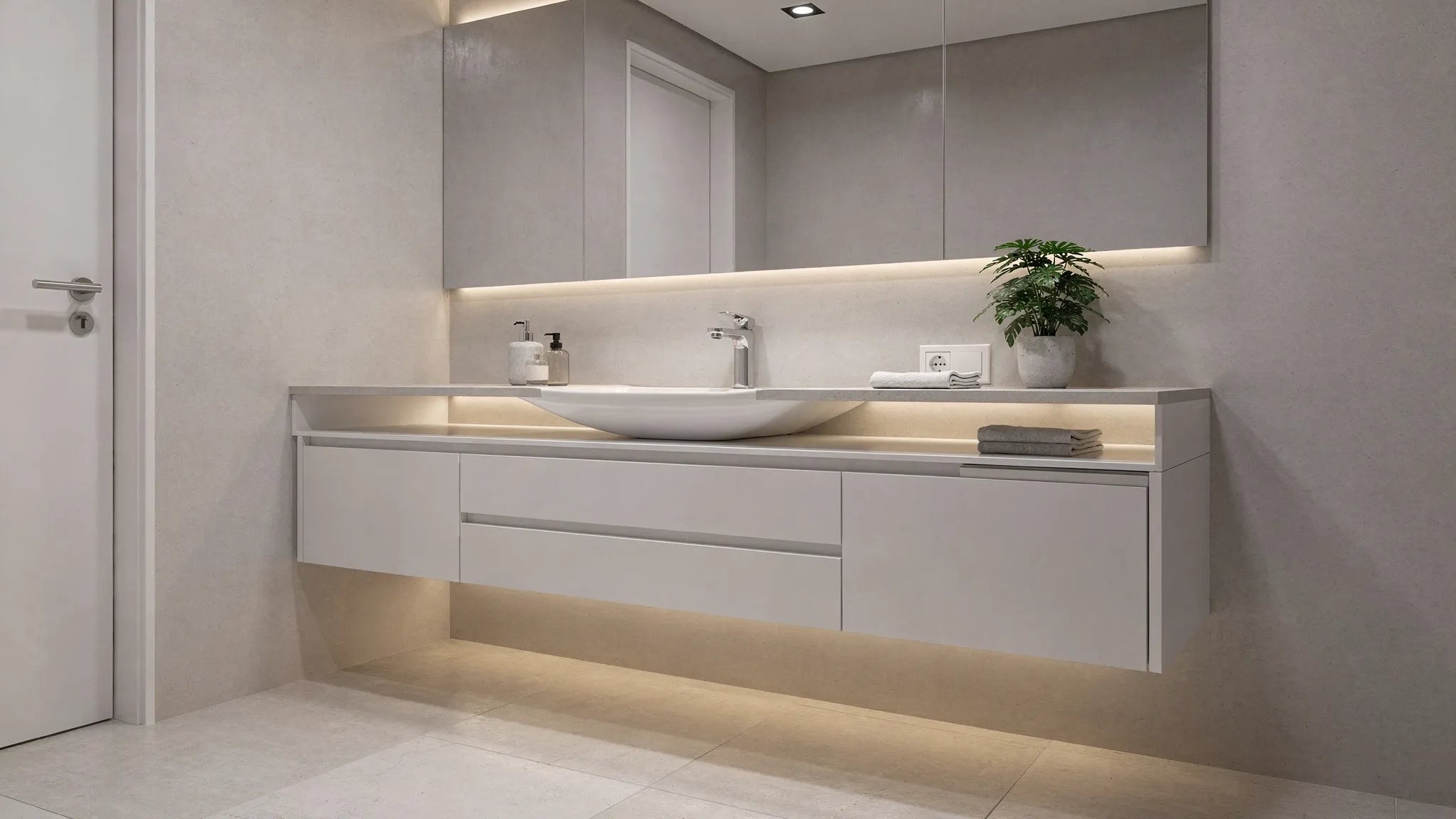 Chiuvete baie cu mască: dimensiuni și ergonomie