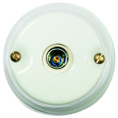 GI Gambarelli priză TV tip F porțelan | Portelan