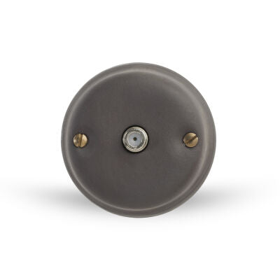 GI Gambarelli priză SAT Ardesia | Antracit