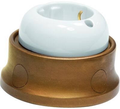 GI Gambarelli Fusion priză Schuko porțelan și alamă | Portelan, Alama