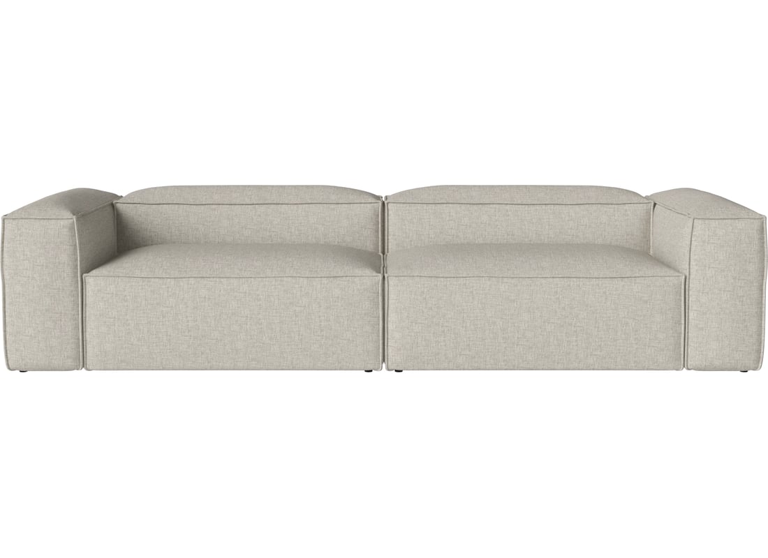 Bolia Canapea Modulară Cosima 2 Module Adâncime 100 cm cu Modul de Colț Mare Nantes - Țesătură Netedă, Nisip 306×105×66 cm 2