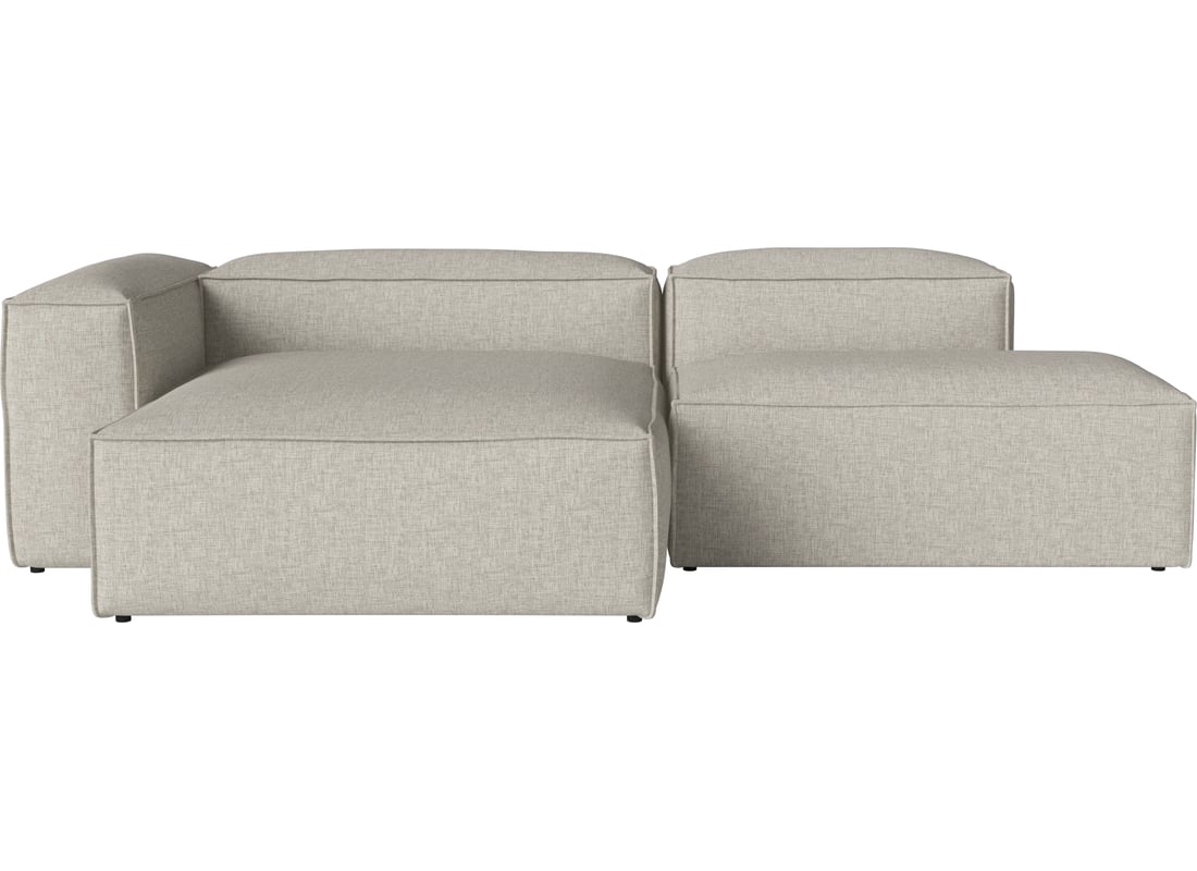 Bolia Canapea Modulară Cosima 2 Module Adâncime 100 cm cu Șezlong Mare - Stânga - și Open-End - Dreapta Nantes - Țesătură Netedă, Nisip 276×105×66 cm 2