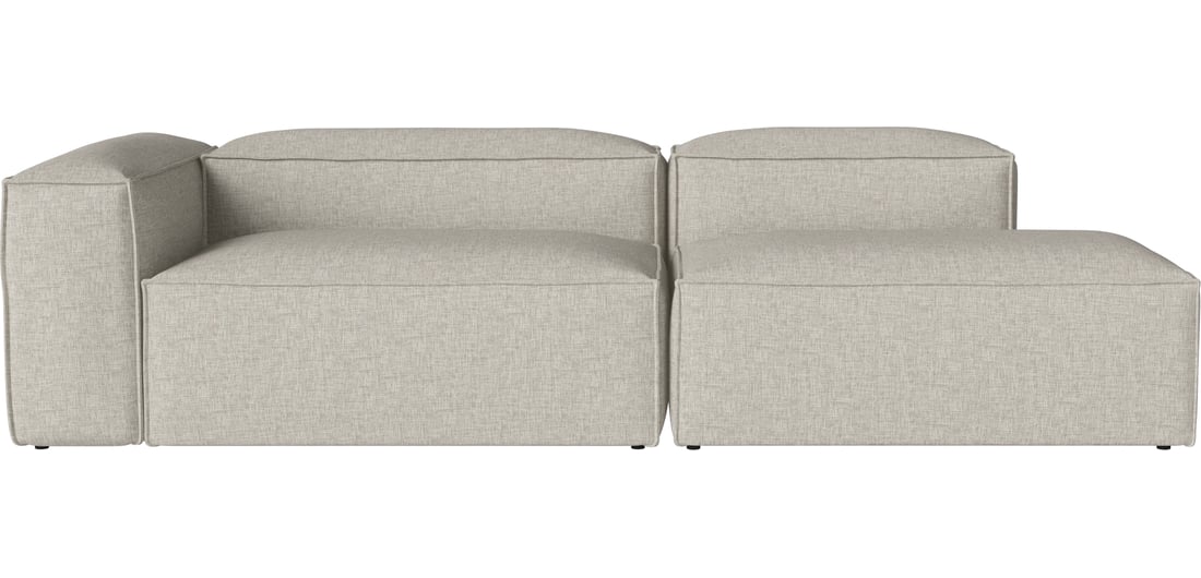 Bolia Canapea Modulară Cosima 2 Module Adâncime 100 cm cu Modul de Colț Mare - Stânga - și Open-End - Dreapta Nantes - Țesătură Netedă, Nisip 276×105×66 cm 1