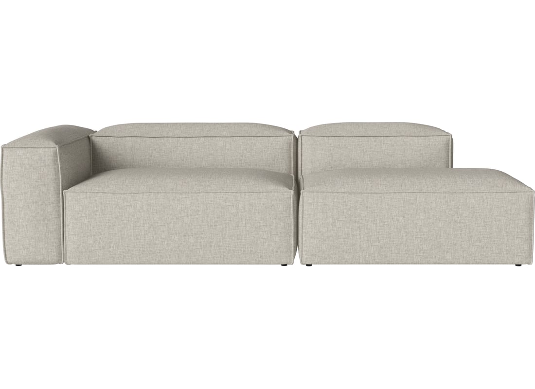 Bolia Canapea Modulară Cosima 2 Module Adâncime 100 cm cu Modul de Colț Mare - Stânga - și Open-End - Dreapta Nantes - Țesătură Netedă, Nisip 276×105×66 cm 2