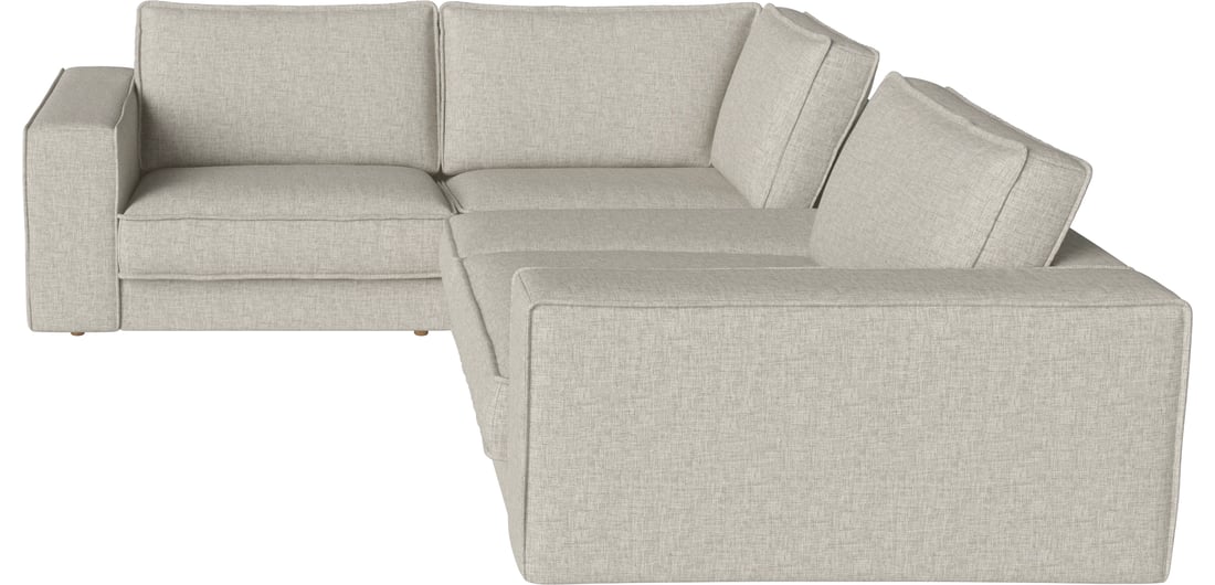 Bolia Canapea Modulară Noora 4 Module 235×275 cm Nantes - Țesătură Netedă, Nisip 235×127×80 cm 1
