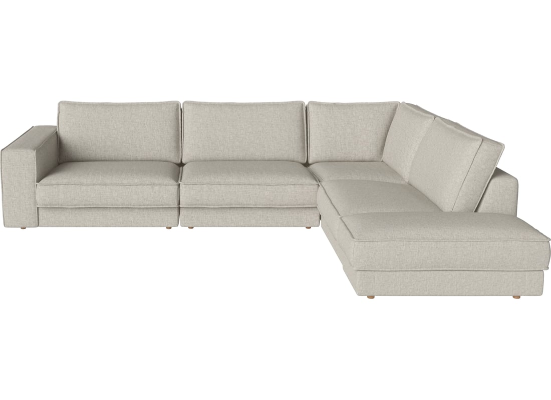Bolia Canapea Modulară Noora cu 5 Module 325×270 cm Nantes - Țesătură Netedă, Nisip 325×270×80 cm 2