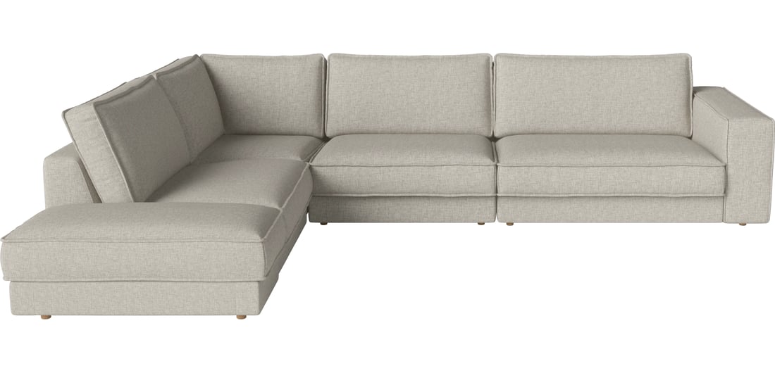 Bolia Canapea Modulară Noora cu 5 Module 352×270 cm Nantes - Țesătură Netedă, Nisip 352×270×80 cm 1