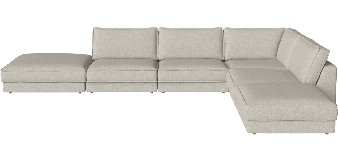 Bolia Canapea Modulară Noora cu 6 Module 427×320 cm Nantes - Țesătură Netedă, Nisip 427×320×80 cm 1