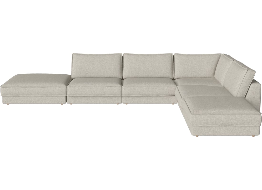 Bolia Canapea Modulară Noora cu 6 Module 427×320 cm Nantes - Țesătură Netedă, Nisip 427×320×80 cm 2