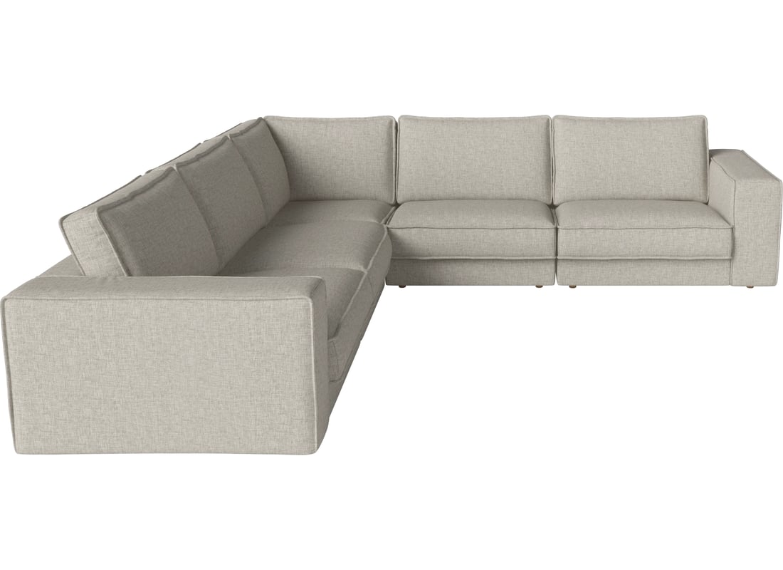 Bolia Canapea Modulară Noora 5 Module 305×305 cm Nantes - Țesătură Netedă, Nisip 305×305×80 cm 2