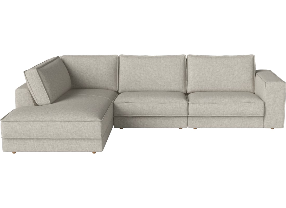 Bolia Canapea Modulară Noora cu 3 Module și Open-end Mic – Stânga Nantes - Țesătură Netedă, Nisip 305×107×80 cm 2