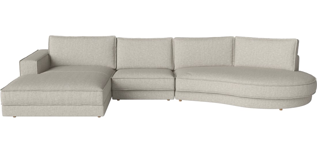 Bolia Canapea Modulară Noora 3 Module cu Chaise Longue Mică - Stânga - Open-End Rotunjit Mic - Dreapta 1