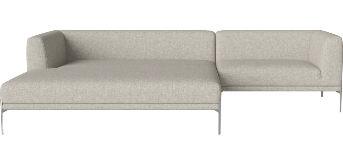 Bolia Canapea Modulară Caisa cu 2 Module și Colț Lounge - Stânga Nantes - Țesătură netedă, Nisip 302,50×91×73 cm 1