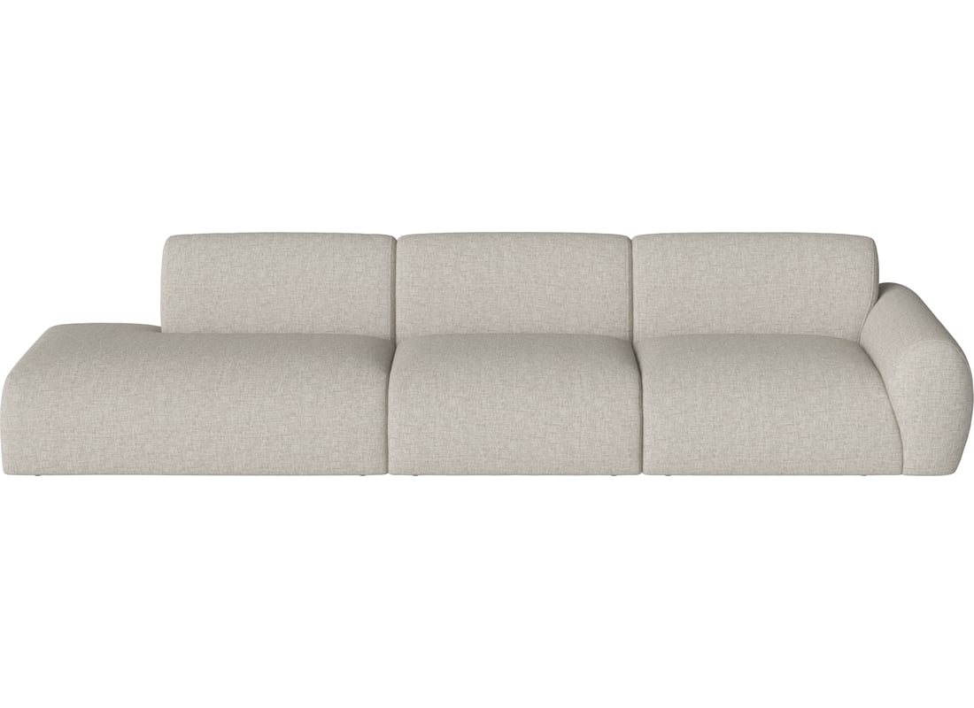 Bolia Canapea Modulară Núvol cu 3 Module, Mic Colț și Open-end - Stânga Nantes - Țesătură Netedă, Nisip 342×111×73 cm 2