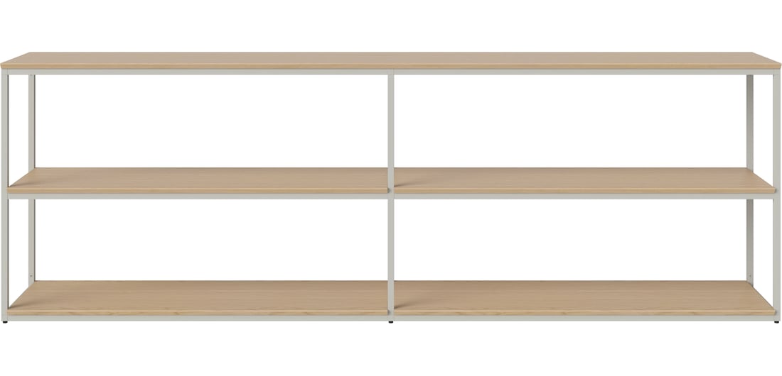 Bolia Combinație de Rafturi Neutra 246×H80 cm – 3x2 Rafturi 1