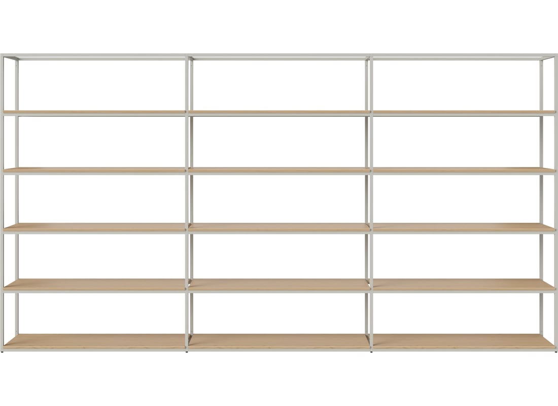 Bolia Combinație de Rafturi Neutra 368×H197 cm – 5x3 Rafturi 2