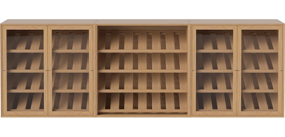 Bolia Vinotecă Modulară Vega 04 | Stejar Uluit