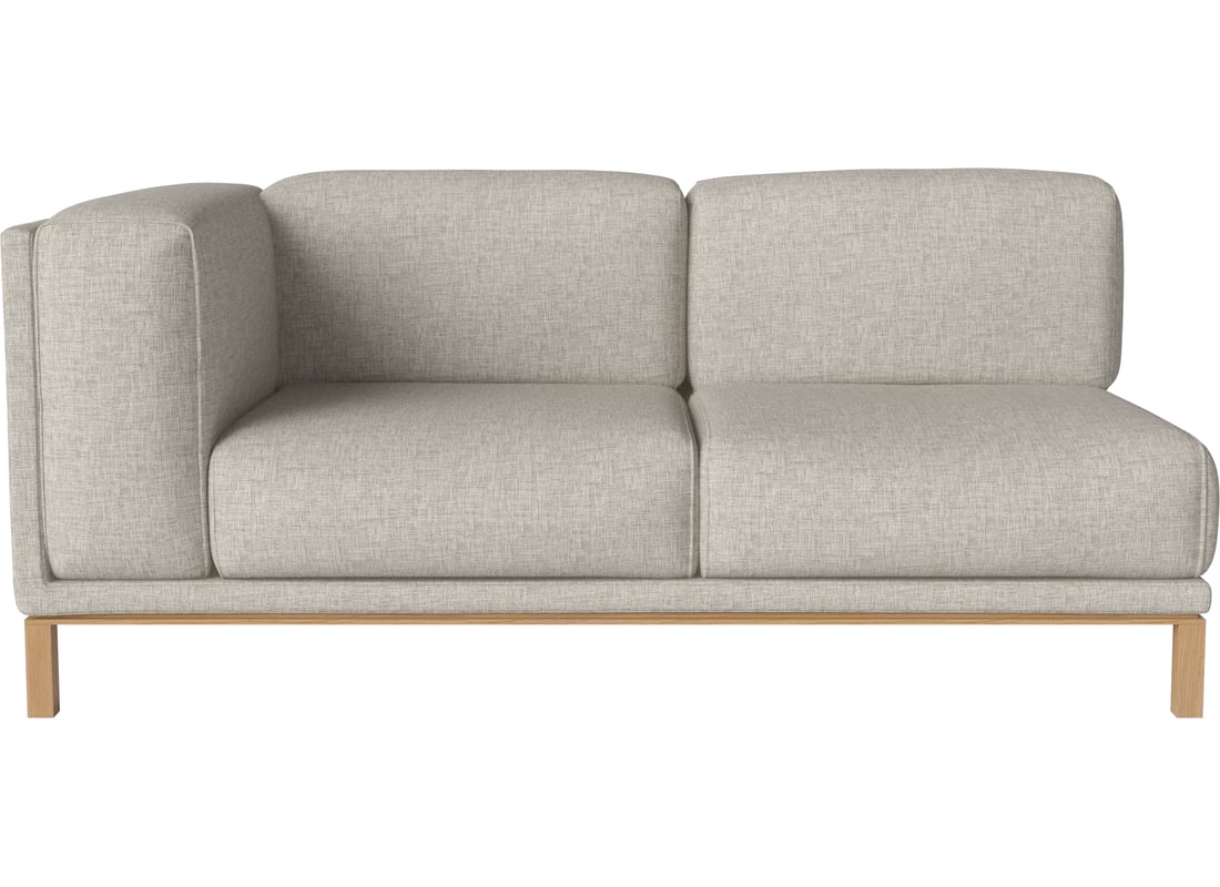 Bolia Modul Canapea 2,5 Locuri Cosy cu Brațe - Stânga Nantes - Țesătură Netedă, Nisip 180×95×75 cm 2
