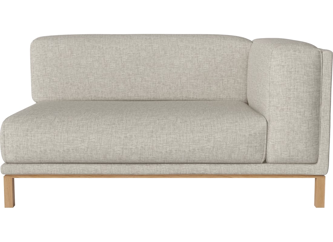 Bolia Modul Colțar Cosy - Lung - Dreapta Nantes - Țesătură Netedă, Sand 154×94×75 cm 2