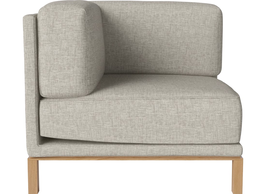 Bolia Modul Colț Stânga Cosy Nantes - Țesătură Netedă, Nisip 94×94×75 cm 2