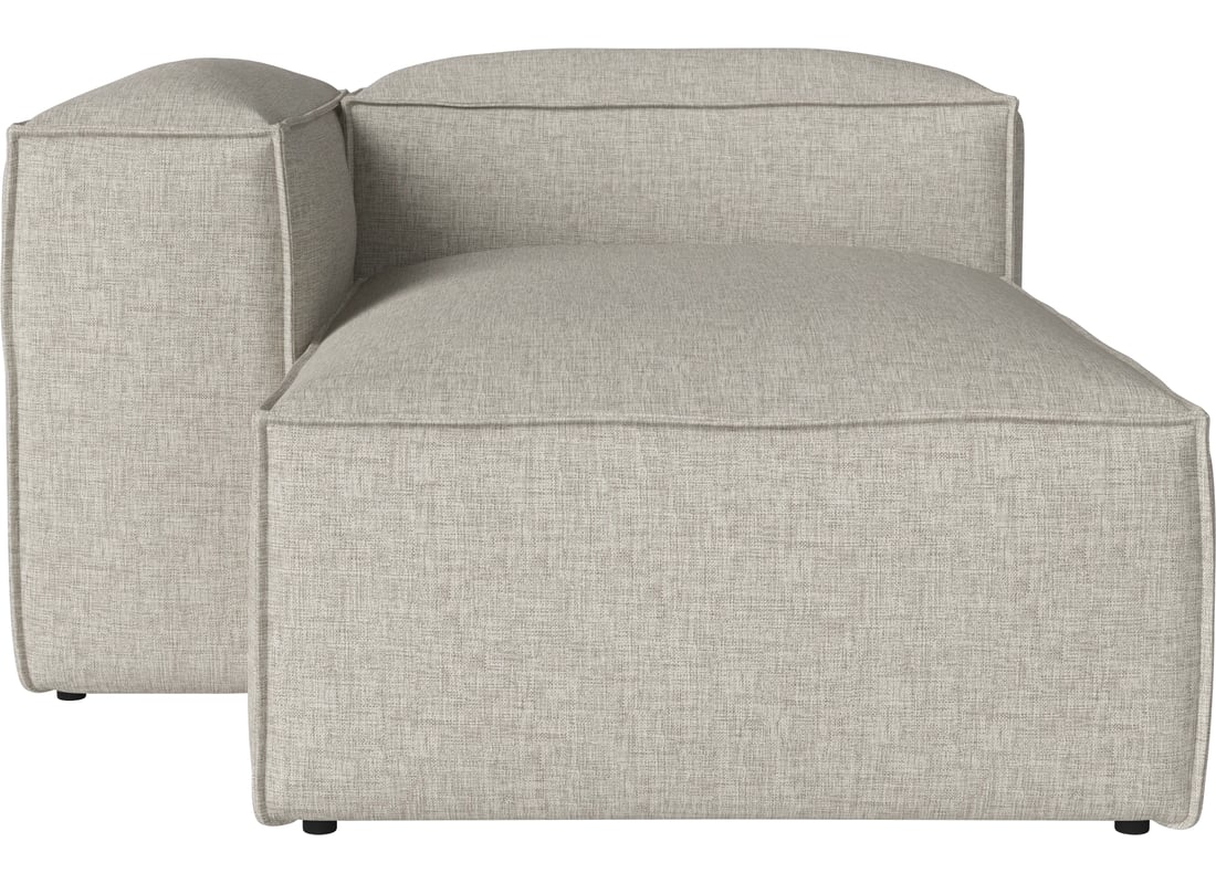 Bolia Șezlong Mic Cosima Adâncime 100 cm - Stânga Nantes - Țesătură Netedă, Nisip 123×153×66 cm 2