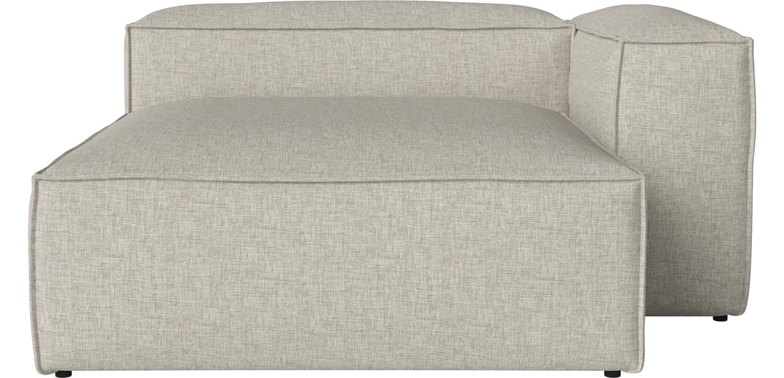 Bolia Șezlong Mare Cosima Adâncime 100 cm - Dreapta Nantes - Țesătură Netedă, Nisip 153×153×66 cm 1