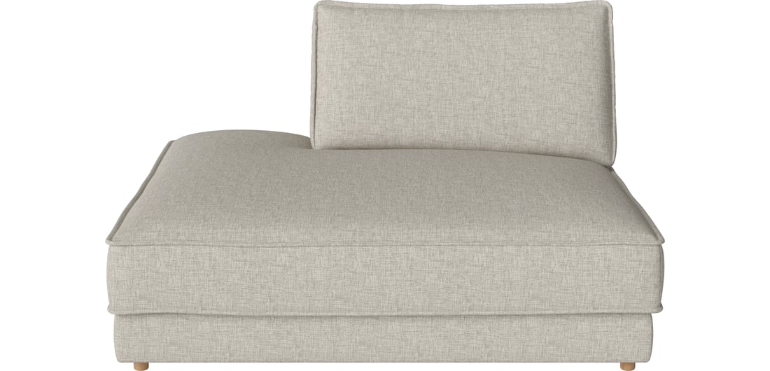 Bolia Modul Canapea Noora cu End Deschis 140×127 cm - Stânga Nantes - Țesătură Fină, Nisip 140×127×80 cm 1
