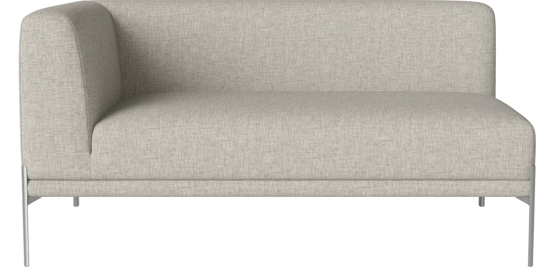 Bolia Modul de Colț Lung Caisa Stânga Nantes - Țesătură Netedă, Nisip 150×91×73 cm 1