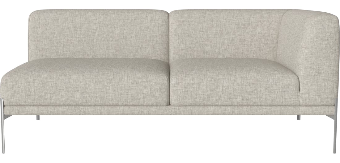 Bolia Modul Capăt de Canapea Caisa 2 Persoane - Dreapta Nantes - Țesătură Netedă, Nisip 182×91×73 cm 1