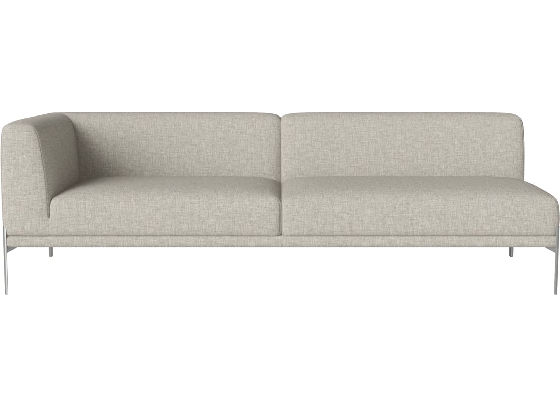 Bolia Modul Capăt de Canapea Caisa 3 Persoane - Stânga Nantes - Țesătură Netedă, Nisip 242×91×73 cm 2