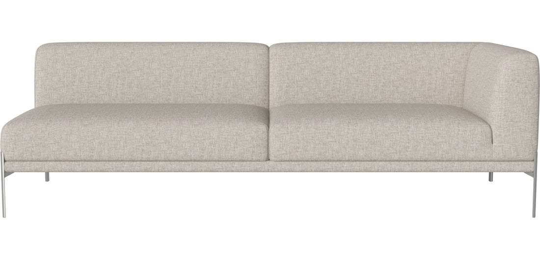 Bolia Modul Capăt de Canapea Caisa 3 Persoane - Dreapta Nantes - Țesătură Netedă, Nisip 242×91×73 cm 1