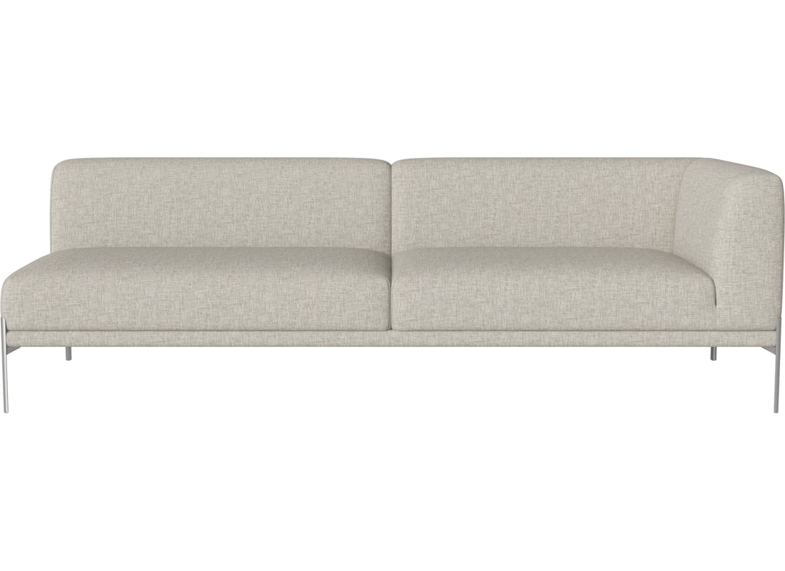 Bolia Modul Capăt de Canapea Caisa 3 Persoane - Dreapta Nantes - Țesătură Netedă, Nisip 242×91×73 cm 2