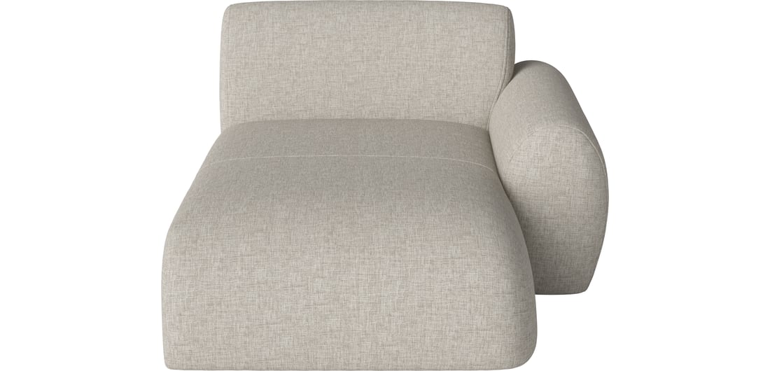 Bolia Șezlong Núvol Nantes - Țesătură Netedă, Nisip 115×170×73 cm 1