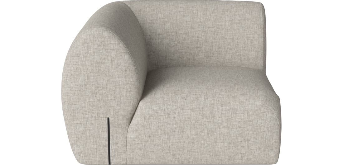 Bolia Modul de Colț Combinat Núvol - Stânga Nantes - Țesătură Netedă, Nisip 109x109x73 cm 1