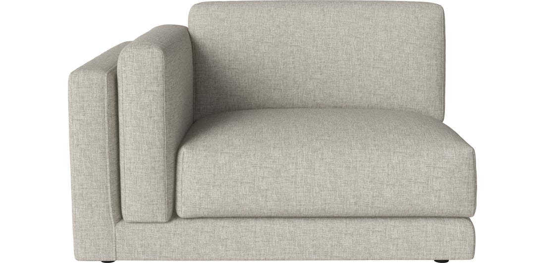 Bolia Modul de Colț Mic Avelou Stânga Nantes - Țesătură Fină, Nisip 120×101×74 cm 1