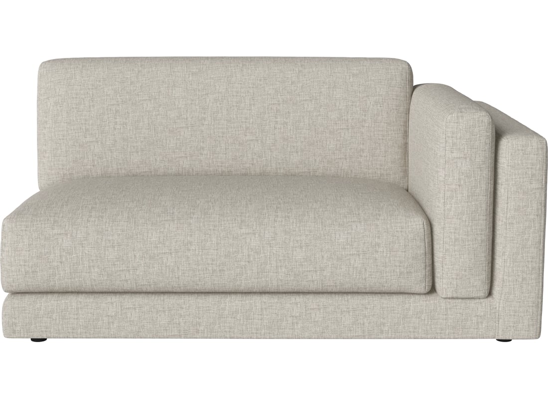 Bolia Modul de Colț Mare Avelou Dreapta Nantes - Țesătură Fină, Nisip 150×101×74 cm 2