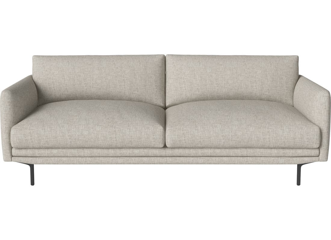 Bolia Canapea Lomi 2,5 Locuri Nantes - Țesătură Netedă, Nisip 205×101×75 cm 2