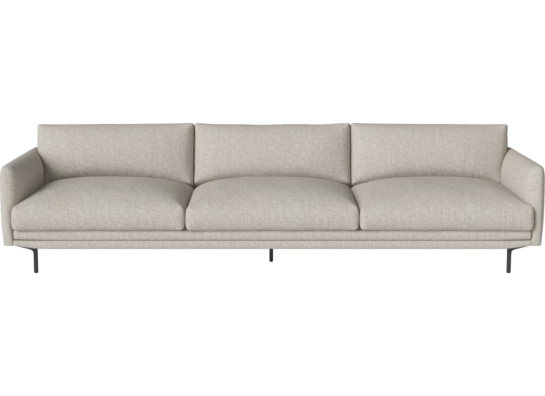 Bolia Canapea Lomi de 4 Persoane - Modulară Nantes - Țesătură Netedă, Nisip 306x101x75 cm 2