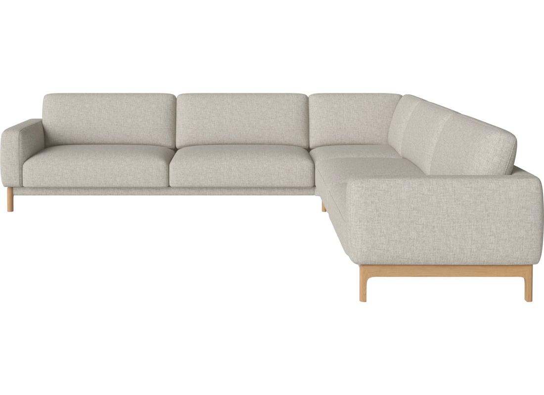 Bolia Canapea Colțar Chleo 6-Locuri Nantes - Țesătură Netedă, Nisip 320×95×79 cm 2
