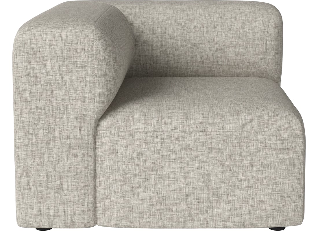 Bolia Modul de Colț Angle Mic - Stânga Nantes - Țesătură Fină, Nisip 86×86×67 cm 2