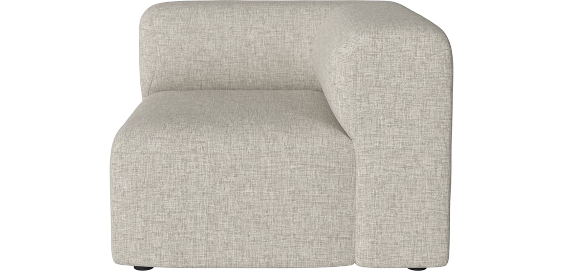 Bolia Modul de Colț Angle Mic - Dreapta Nantes - Țesătură Fină, Nisip 86×86×67 cm 1