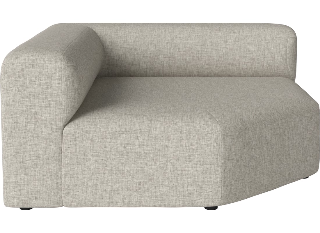 Bolia Modul de Colț Angle Mare - Stânga Nantes - Țesătură Fină, Nisip 134×134×67 cm 2