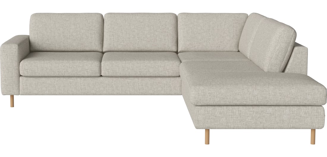 Bolia Canapea Modulară de Colț Scandinavia 4-Locuri cu Open-End Dreapta Nantes - Țesătură Netedă, Nisip 251×92×78 cm 1