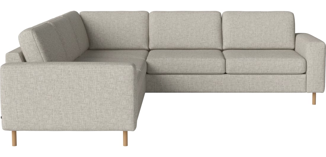 Bolia Canapea Modulară de Colț Scandinavia 5-Locuri (2 Colț 2) Nantes - Țesătură Netedă, Nisip 248×92×78 cm 1