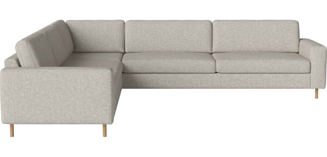 Bolia Canapea Modulară de Colț Scandinavia 6-Locuri (2½ Colț 3) Nantes - Țesătură Netedă, Nisip 278×92×78 cm 1