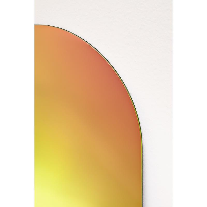 AYTM Oglindă VERTO | Sticlă și MDF | Rainbow / Black | Design Interactiv și Artă Murală | 120cm