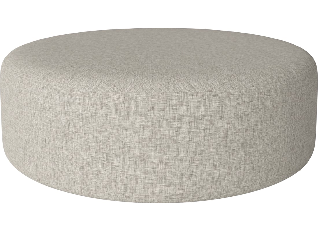 Bolia Puf Zyl Ø130 cm Nantes - Țesătură Netedă, Nisip H40 cm 2