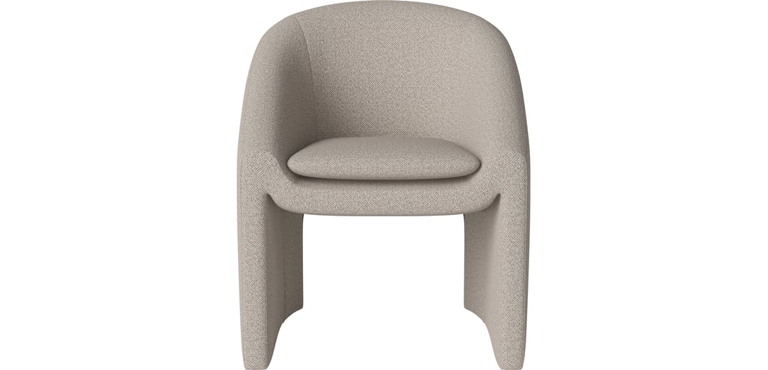 Bolia Scaun de Dining Mielo Adria - Bouclé și Textură, Sand 65×61×82 cm 1