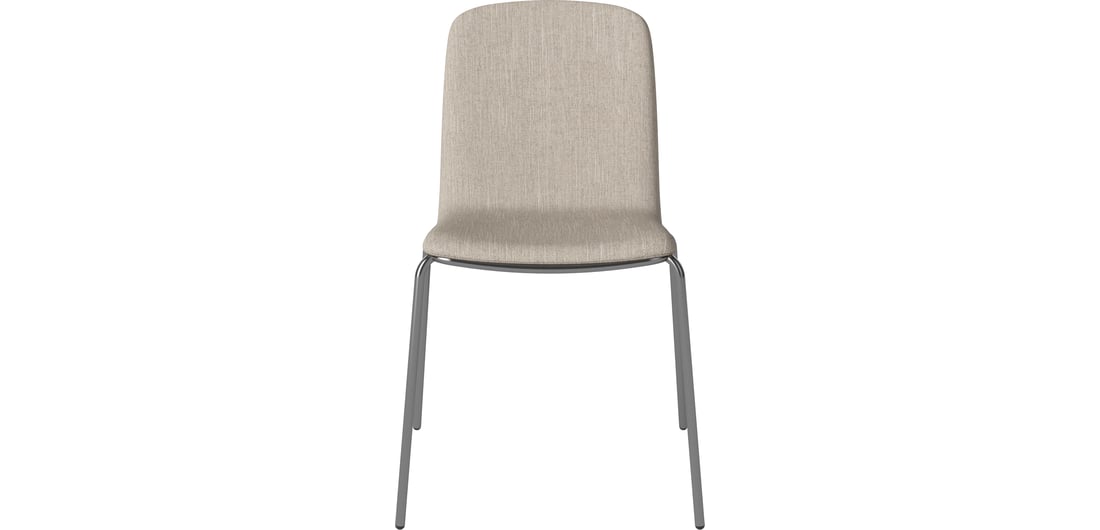 Bolia Scaun Tapițat de Dining Palm cu Picioare Metalice 1