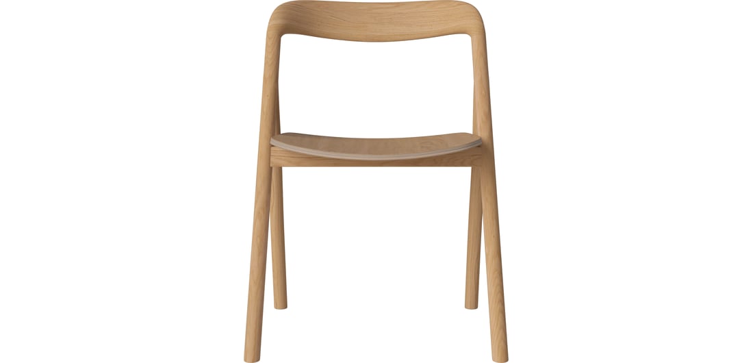 Bolia Scaun de Dining Fenri, Lemn de Stejar Uluit 1